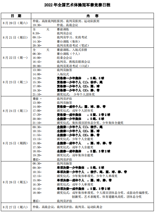 “一碗片儿川”换一场全国级别赛事！还有一整月的“体操嘉年华”等你体验