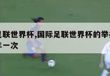 国际足联世界杯,国际足联世界杯的举办周期是几年一次