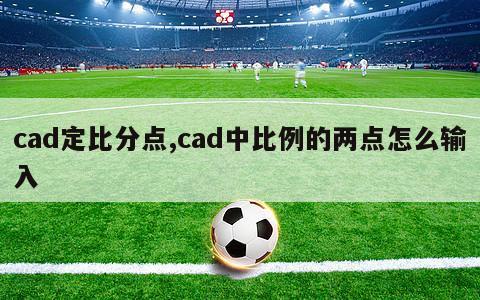 cad定比分点,cad中比例的两点怎么输入