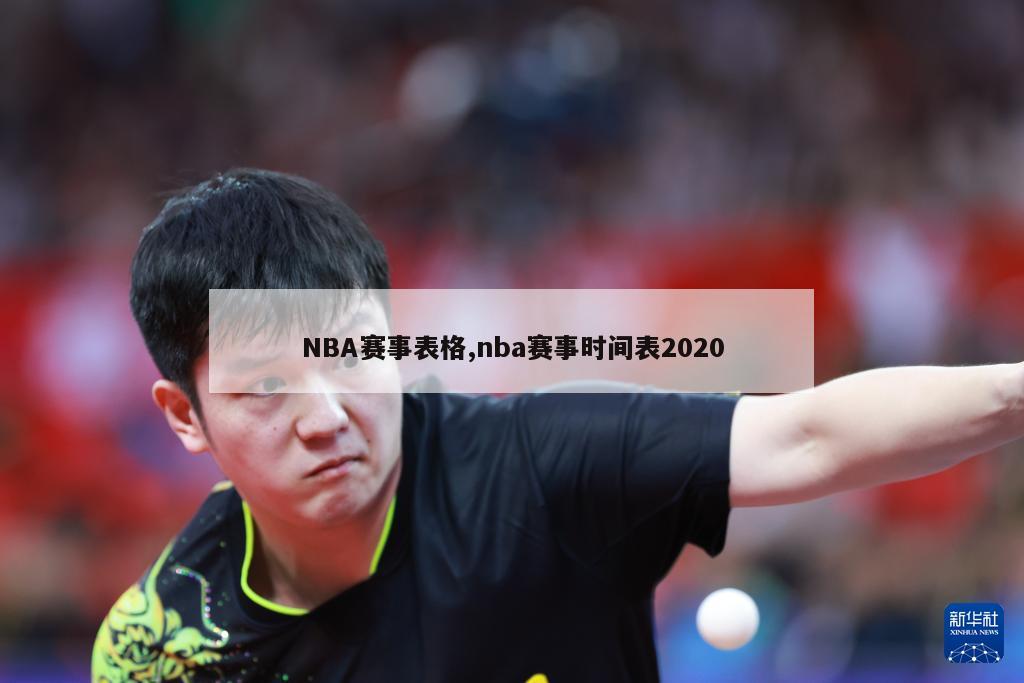 NBA赛事表格,nba赛事时间表2020